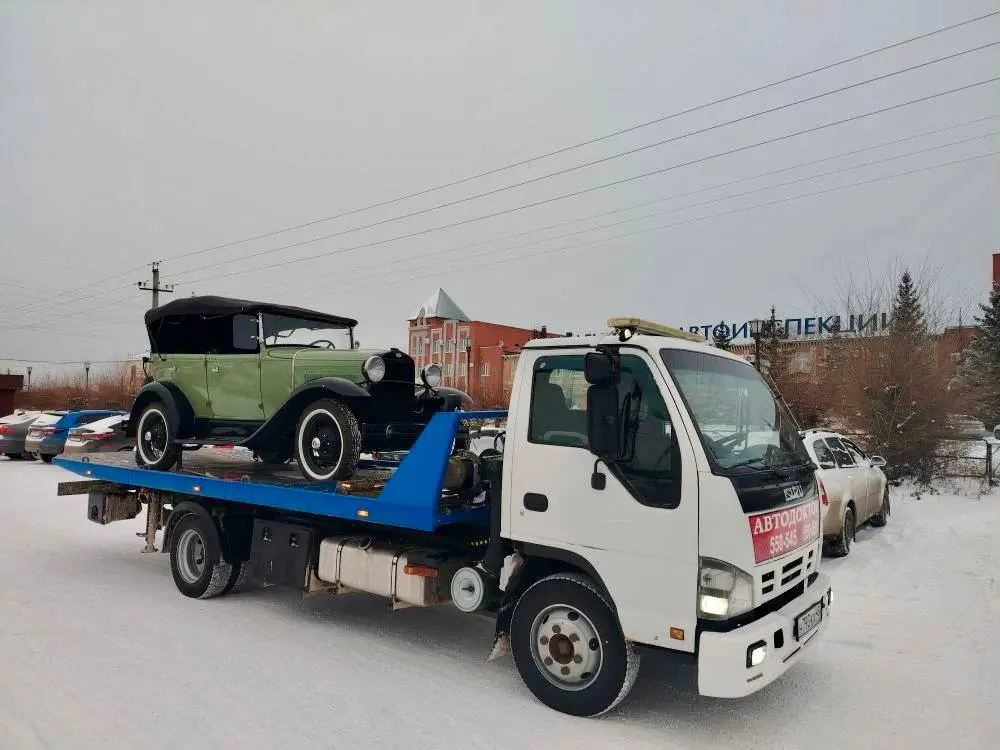 Эвакуация грузового автомобиля в Кургане